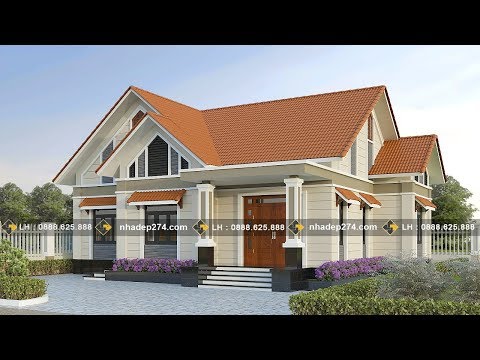 Mẫu nhà cấp 4 đẹp, 4 phòng ngủ GIÁ RẺ CHỈ VỚI 800 TRIỆU ĐỒNG.