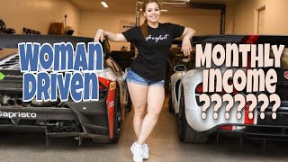 Woman Drivens Monthly Youtube Income Revealed Woman Driven Youtube Earnings Youtube Income