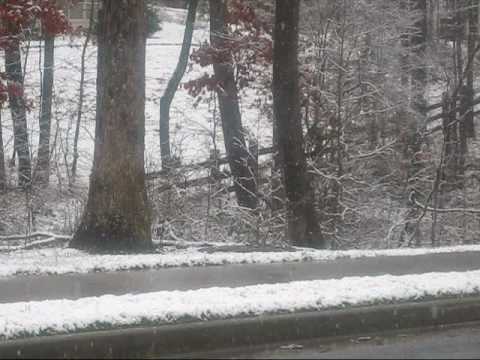 Winter Weather Advisory Alert Snow Storm Hits Atlanta, GA Today 3-1- 2009