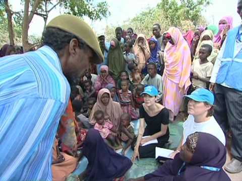 Angelina Jolie Visits UNHCR Operation in Dadaab Kenya