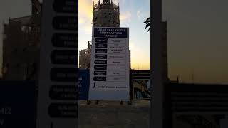 İzmir Saat Kulesi Restorasyon Sürecinde İzmir Clock Tower Is In The Restoration Process