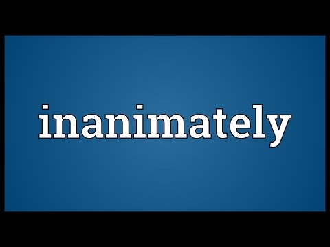 Header of inanimately