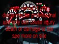 how to know or diagnose airbag SRS air bag control module if its blown on honda or acura