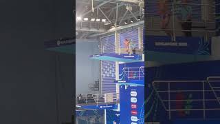 No Splash Dive From Chinese National Team Diver In World Championship