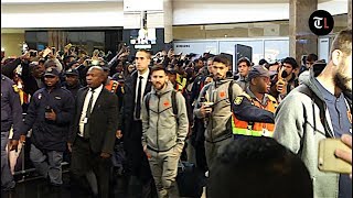 Loud cheers as Barca lands in Mzansi Loud cheers as Barca lands in Mzansi