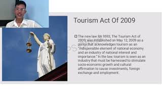Philippine Tourism Act Of 2009 Ra 9593 For Educational Purpose Only