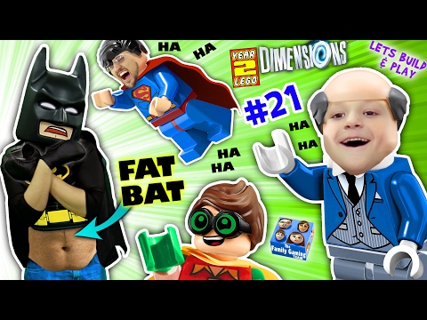 FAT LEGO BATMAN? Movie Game! Alfred Shrinks Bat Suit (Let's Build & Play LEGO Dimensions YEAR 2 #21)