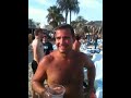 Smudge on Bora Bora beach Ibiza