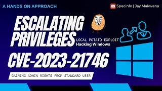 Escalating Privilege In Windows From Standard User To Administrator Hacking Windows Cve-2023-21746
