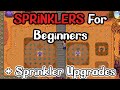 Stardew Valley 1.5 Sprinklers For Beginners | + Upgraded Sprinklers