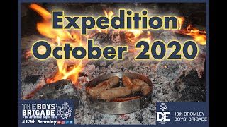 Duke of Edinburgh's Award Practice Expedition Walk with 13th Bromley Boys' Brigade Oct 2020
