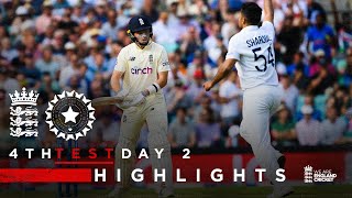 England v India - Day 2 Highlights | 4th LV= Insurance Test 2021