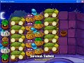 Plantas contra zombies supervivencia infinito tejado de noche 50 banderas ( hack)