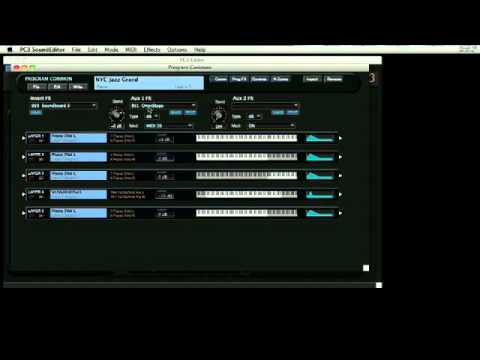 Kurzweil PC3 Series: SoundTower Desktop Editor Introduction