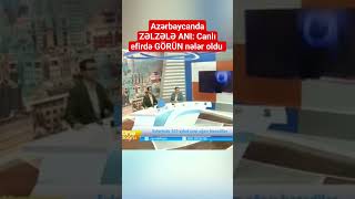 Azərbaycanda Güclü Zəlzələ - Canlı Efirdə Zəlzələ Anı