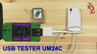 Крутой Usb Тестер Um24C Цветной Экран, Блютуз И Широкий Функционал