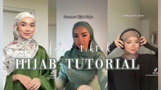 Hijab Tutorial from Tiktok - easy everyday hijab tutorials | Pinkhoney