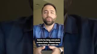 Dubaide Fine Dining Restoranlarda Ortalama Fiyatlar. Videonun Tamamı Kımda...