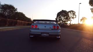 GUNR33 on the streets in RWD mode by LIT MEDIA