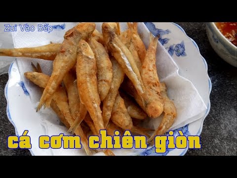 CÁ CƠM CHIÊN GIÒN cuốn bánh tráng rau sống, đơn giản mà ngon | Zui Vào Bếp
