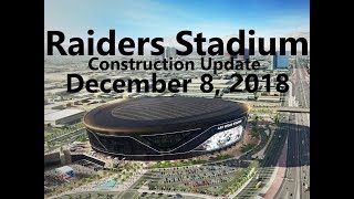 Las Vegas Raiders Stadium Construction Update 12 08 2018