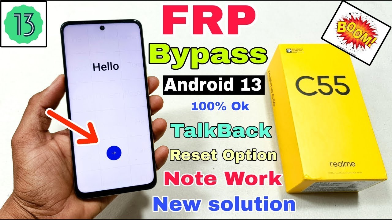 Realme C55 FRP Bypass Android 13 Update |Realme RMX3710 Realme C55 FRP Bypass Android 13 Update |Realme RMX3710