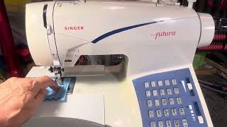 Singer Futura Electronic Model Ce-100.I Would Not Recommend. 2 Words Singer & Electronic Video 304