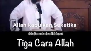 Cara Allah kabulkan doa
