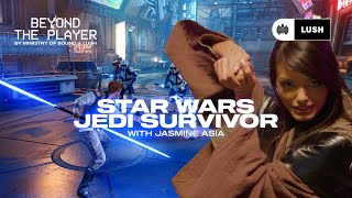 Model & Gamer Play Star Wars: Jedi Survivor | Beyond The Player By Ministry Of Sound & Lush