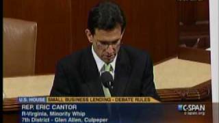 Republican Whip Eric Cantor Discusses This Week's YouCut Vote On Selling Excess Federal Property