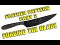 Feather Pattern Damascus - Part 2 - Forging the Blade & Grinding Feather Pattern Damascus - Part 2 - Forging the Blade & Grinding