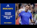 Stefanos Tsitsipas vs. Daniel Elahi Galan Highlights | 2022 US Open Round 1