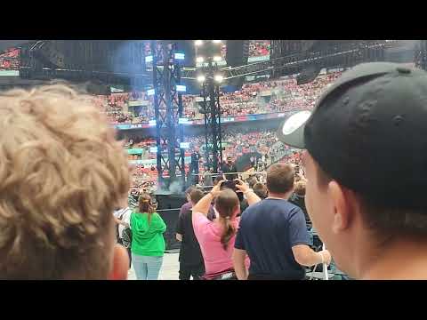 Jeff Jarrett, Satnam Singh, Sonjay Dutt, Grado, Paul Wight and Ogogo segment at AEW All In 2023