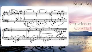 Kosenko. Consolation, Op 9 No 1 Garritan Yamaha Cfx Piano