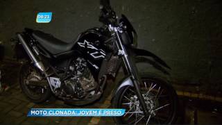Ga - Moto Clonada Jovem É Preso - 14-12-2016