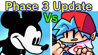 Friday Night Funkin' VS Mickey Mouse 3rd Phase Update (FNF Mod) (Sunday Night) (