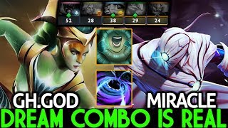 Miracle- Enigma & GH.God Naga Siren Dream Combo is Real 7.21 Dota 2
