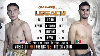 3ERA PELEA LEGACY: AXEL PERIKO ROSALES VS HECTOR MOLINA