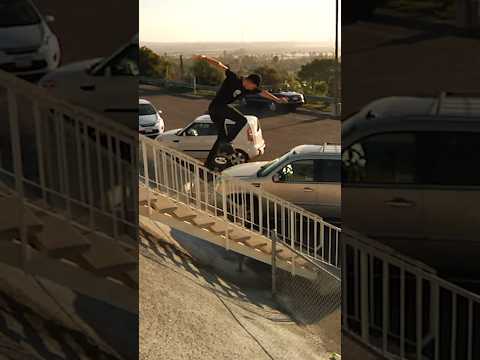 Recovered HD angles for Kanaan’s Nose Blunt on Big White 17 Stair Rail #skateboarding
