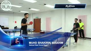Klinik Ping Pong Bersama Pemain No.1 Malaysia Muhd Shakirin Ibrahim