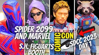 Spider-Man 2099 And Marvel New Figures S.h.figuarts Booth Sdcc 2023 Day 1