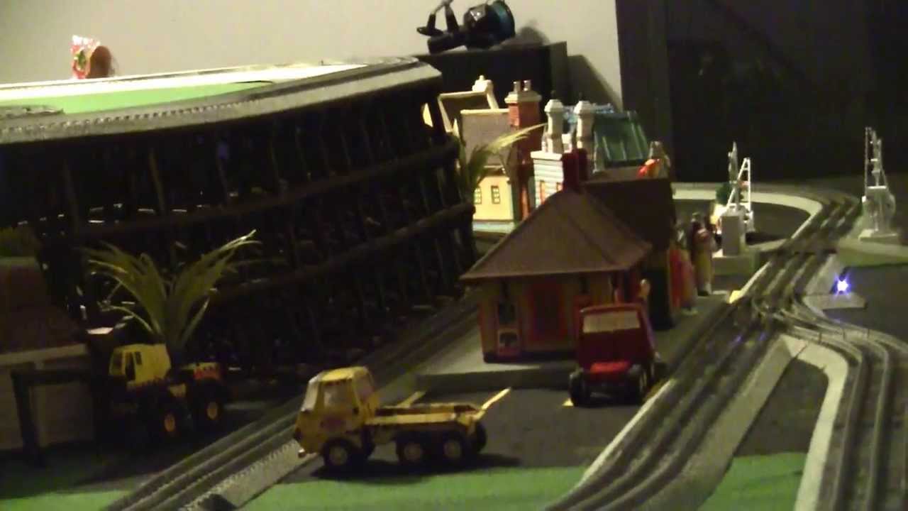 2013 Christmas O Scale Train Layout - YouTube