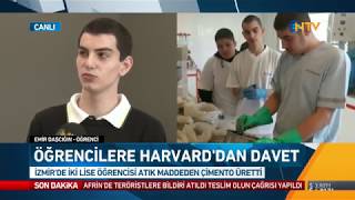Atık Maddeden Çimento Üreten Öğrenciler Harvarda Davet Edildi
