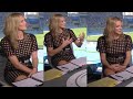 Gabby Logan Bagian Dalam Rok dengan Gaun Sangat Pendek - Liputan BBC Commonwealth Games