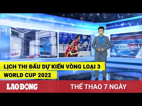 Thể thao 7 ngày: Lịch thi đấu dự kiến vòng loại 3 World Cup 2022 khu vực châu Á