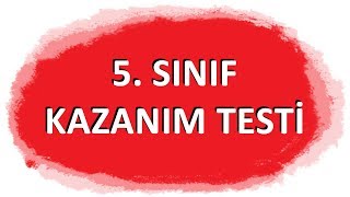5. Sinif Di̇n Kültürü Ve Ahlak Bi̇lgi̇si̇ Kazanim Kavrama Testi̇ - 2