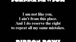 Watch Joanna Newsom Ribbon Bows video