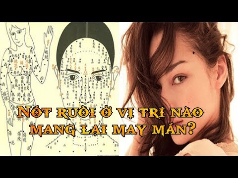 Nhân Tướng Học - Nốt ruồi ở vị trí nào mang lại may mắn