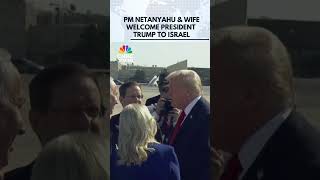 Israel Pm Benjamin Netanyahu & Wife Welcome Us President Donald Trump In Israel N18G Cnbc Tv18
