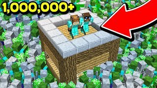 Jeff The Moose Vs 1,000,000 Mobs - Minecraft